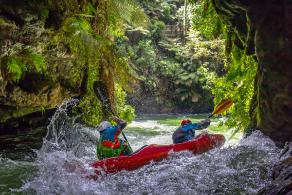 Epic tandem whitewater kayaking on the Kaituna River - Image 3