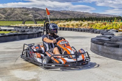 Go Kart single kart with view