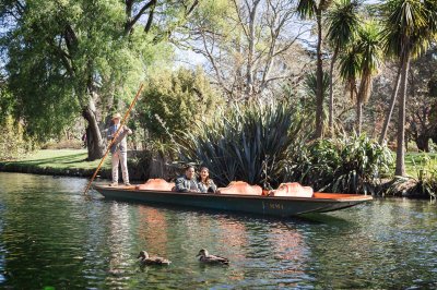 Punting on the Avon - landscape
