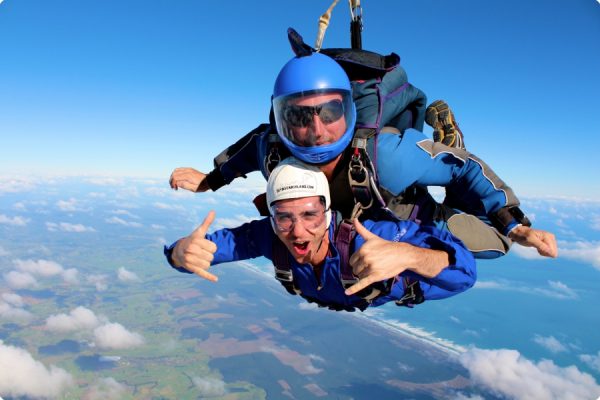Skydive skydiving gift experience Chuffed Gifts